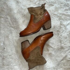 Rag & Bone | Mercer Ii Leather & Suede Slouch Boots | Stacked Heel | Women 37.5